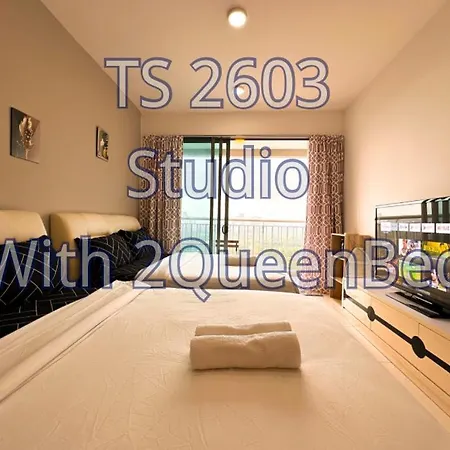 Teega Suites Puteriharbour By Wp Homestay Johor Bahru Ruang foto